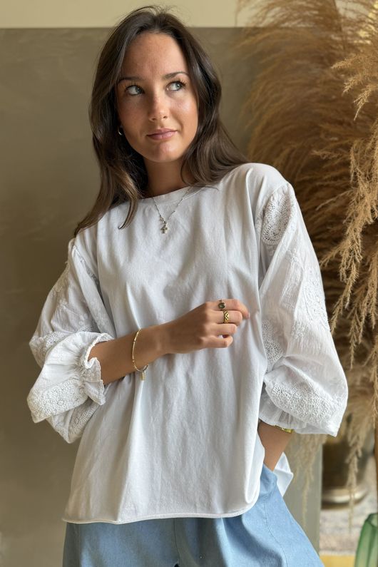 Paloma Atik Top White